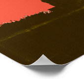 Poster Statue de la Liberté Silhouette Pop Art (Coin)