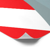 Poster Statue de la Liberté Torch avec drapeau américain (Coin)