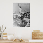 Poster Statue de la Liberté Vue aérienne 1920 (Cuisine)