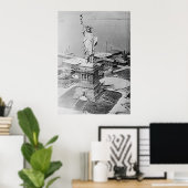 Poster Statue de la Liberté Vue aérienne 1920 (Bureau à domicile)