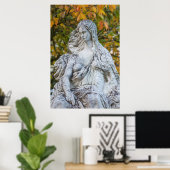 Poster Statue De La Sirène Loreley (Bureau à domicile)