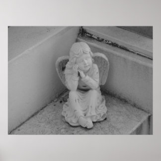Poster Statue de l'ange de la Nouvelle-Orléans