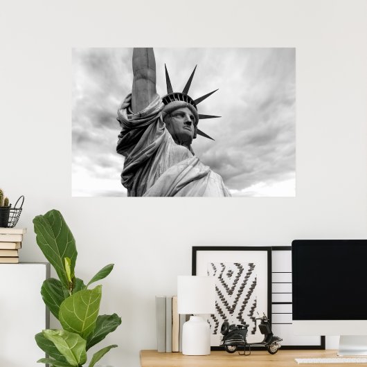 Poster statue de liberté (Bureau à domicile)