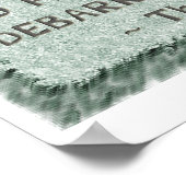 POSTER STATUE DE LIBERTÉ - CITE T JEFFERSON - ARMES À FEU (Coin)