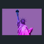 Poster Statue de Liberty Pop Art<br><div class="desc">Oeuvres de Monuments de la ville de New York - Immeubles Symboles nationaux indépendants des États-Unis d'Amérique</div>