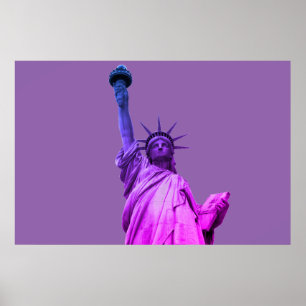 Poster Statue de Liberty Pop Art
