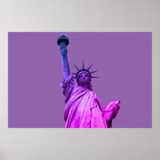 Poster Statue de Liberty Pop Art (Devant)