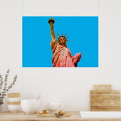 Poster Statue de Liberty Pop Art (Cuisine)
