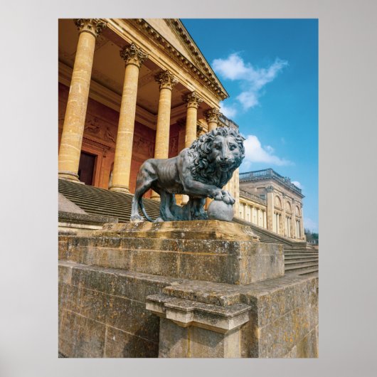 Poster Statue de Lion (Devant)