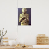 Poster Statue de l'Utu God, Mésopotamian, c.2400 BC (li (Cuisine)