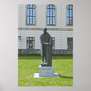 Poster Statue de Max Planck à Berlin