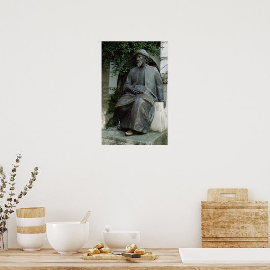 Poster Statue de Moses Maimonides (Cuisine)