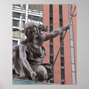 Poster Statue de Portlandia, Portland, Oregon