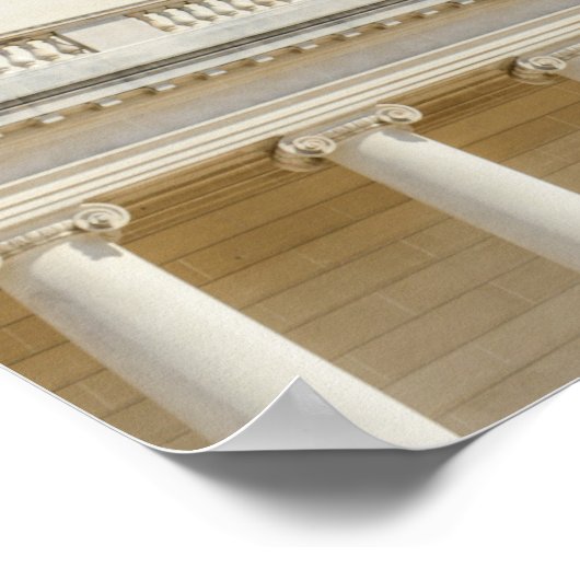 Poster Statue de Rodin Thinker (Coin)