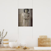 Poster Statue de Sepa, Ancien Royaume (calcaire peint) (Cuisine)