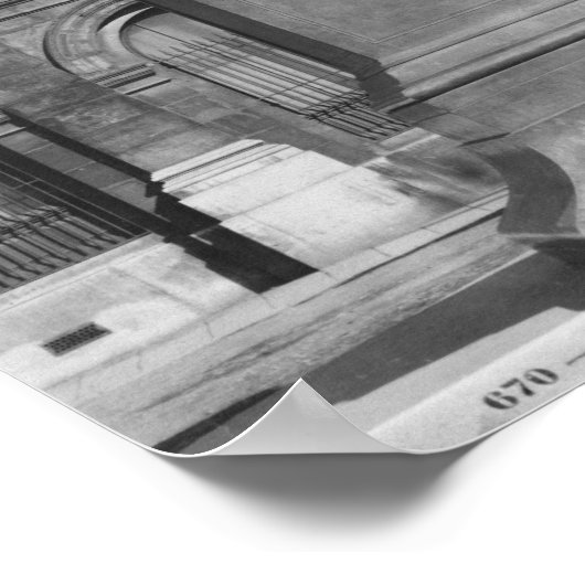 Poster Statue de Voltaire (Coin)