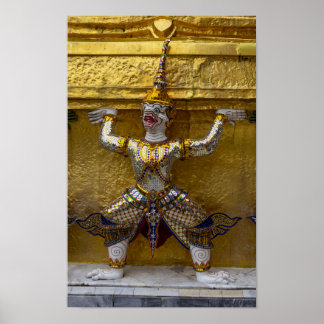 Poster Statue de Yahsha à Bangkok