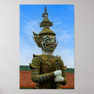 Poster Statue de Yahsha à Bangkok