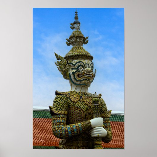 Poster Statue de Yahsha à Bangkok (Devant)
