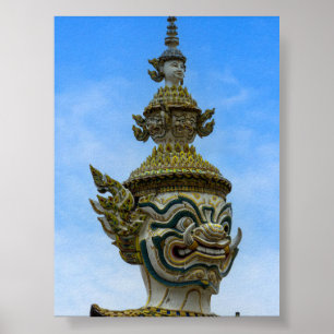 Poster Statue de Yahsha à Bangkok