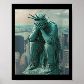 Poster Statue Des Femmes De Liberté Facepalm Col V (Devant)