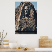 Poster Statue Divine : Le Seigneur Est Mon Rocher (Cuisine)