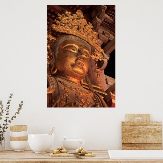 Poster Statue du Bouddha Daibutsu (Cuisine)