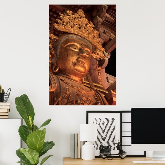 Poster Statue du Bouddha Daibutsu (Bureau à domicile)