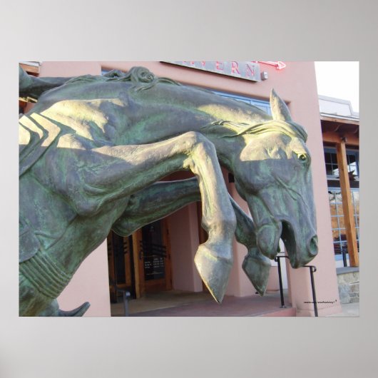 Poster Statue du cheval (Devant)