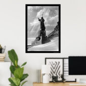 Poster Statue du Christ dans les Andes 1904 (Bureau à domicile)