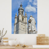 Poster Statue du compositeur Adrien Francois Servais, Hal (Cuisine)