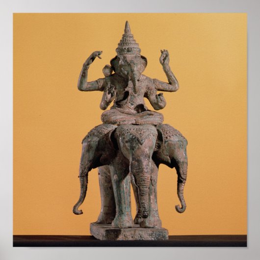Poster Statue du Dieu hindou Ganesh (Devant)
