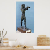 Poster Statue du Dieu Horus Faire un verre (Cuisine)
