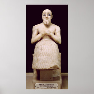 Poster Statue du fonctionnaire Ebih-IL