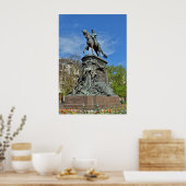 Poster Statue du général Faidherbe, Lille, France (Cuisine)