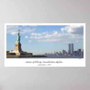 Poster Statue du Liberty World Trade Center Imprimer