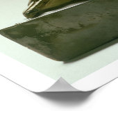 Poster Statue du roi Taharqa adorant le faucon-dieu (Coin)