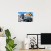 Poster Statue d'une tortue dans la Cité interdite - Pékin (Bureau à domicile)