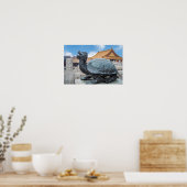 Poster Statue d'une tortue dans la Cité interdite - Pékin (Cuisine)