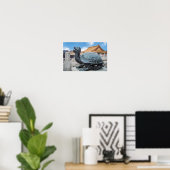 Poster Statue d'une tortue dans la Cité interdite - Pékin (Bureau à domicile)