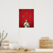 Poster Statue d'une vierge dans une église de Spaccanapol (Cuisine)