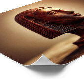 Poster Statue égyptienne d'une déesse (Coin)