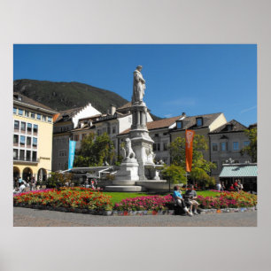 Poster Statue en Bolzano Italie