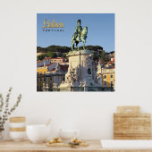 Poster Statue équestre du roi José I, Lisbonne (Cuisine)