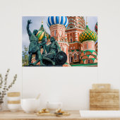 Poster Statue et basilique St-Basile (Cuisine)