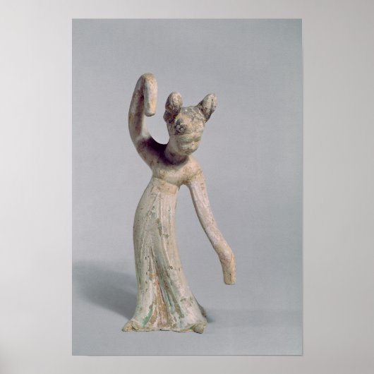 Poster Statue funéraire d'une danseuse, dynastie Tang (Devant)