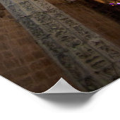 Poster Statue Jésus Dans Cathédrale, Intérieur (Coin)