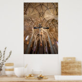 Poster Statue Jésus Dans Cathédrale, Intérieur (Cuisine)