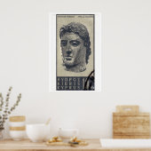 Poster Statue of Apollo - Cyprus - Postage Stamp Print (Cuisine)