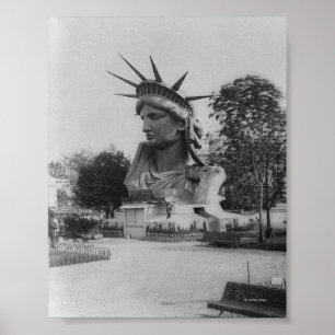 Poster Statue of Liberty Head - Paris Park